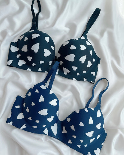 Heart Design Soft Push-up Bra - Image 12