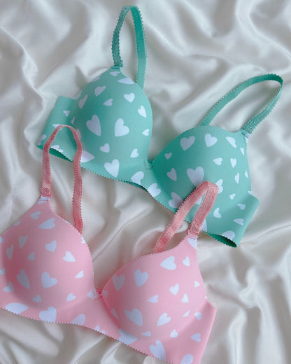 Heart Design Soft Push-up Bra - Image 4